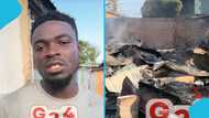 Nungua Buade fire: Taxi driver loses savings and marriage items in Nungua fire, video stirs emotions