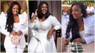 Ghana stars: Jackie Appiah drips with cuteness in her first 2023 photo; wows fans with luxury outfit