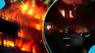 Over 200 shops destroyed after fire at Makola mall, fire service averts disaster by saving ECG substation