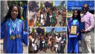 We love you daddy: Ken Agyapong's pretty daughters hail him in video as their sister graduates as valedictorian in the US