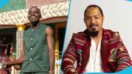 Ramsey Nouah says he'll take his children to Lil Win's school after arriving in Ghana (Video)