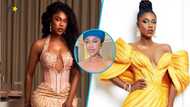 Ghanaian musician Becca glows beautifully as she rocks a sleeveless suede gown and turban