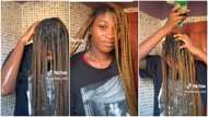 "My hair will break": Lady who made braids for GH¢2,400 vows to carry it till December and says she can't waste money