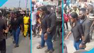 Man and lady involved in extramarital affairs made to parade in same jeans, vid