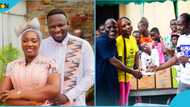Alpha Hour: Pastor Elvis Agyemang donates to children's home, photos evoke joy