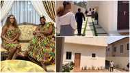 Jamaican legend Asafa Powell and his wife tour luxury apartments in Ghana