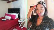 Lady ditches abusive relationship, shows off home she created in 3 months