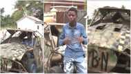 Bright Etornam Nyarkpo: Ghanaian high school student turns scrap metals into car