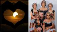 Woman who married a foreigner lights up the net with their stunning family photos