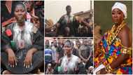 Ghanaian philanthropist Freda Oppong enstooled as Mmabaawahemaa of Akyem Etwereso, photos emerge