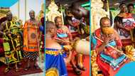 King Mswati III Receives Special Gifts From Otumfuo, Reacts After Tasting Palm Wine