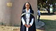 Hard working young lady celebrated for graduating, inspires people with her incredible story