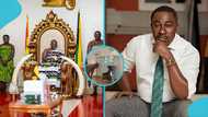 Chair Otumfuo Osei Tutu II sat on becomes the centre of attraction at a top-class museum