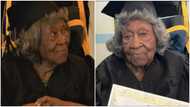 Determined African-American woman celebrates receiving honorary high school GED at 90: “I am happy”