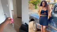 Pretty woman celebrates her independence, joins the 2020 homeowners club