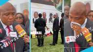 Samuel Okudzeto Ablakwa weeps during wreath-laying ceremony at Jubilee House, video