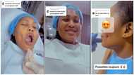 Many react massively as video of lady undergoing surgery for artificial dimples surfaces