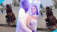 Kojo Jones' wife flaunts massive behind as she takes their baby for a stroll in a video