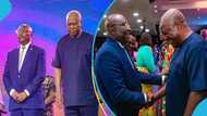 Mahama and Bawumia put rivalry aside for a day at Church of Pentecost event