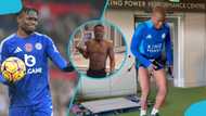 Black Stars player treats himself to a new haircut, makes giant strides with ACL recovery (Video)
