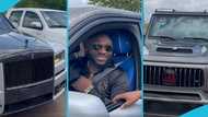 Prophet Eric Boahen flaunts generational wealth, storms Mamponghene's funeral in Rolls-Royce and Brabus