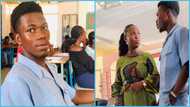 Ghanaian student turned away after trying to get a photograph with his married lecturer: "Think of the quiz"