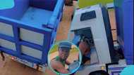 Ghanaians react to mini truck that only starts with Ghana card