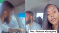 Lady falls in love with her Bolt driver, shares video as she admires his tattoos