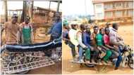 Photos drop of 8-seater 'Okada' hit the internet; draws wild reactions