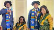 Philipa Baafi's husband bags PhD from Ghana Communication Technology University; fans react