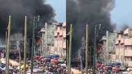 Video drops as fire sweeps through Makola market; destroys shops and goods