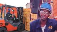 Meet the GH woman who rose from a cleaner at Guinness Ghana to a forklift operator