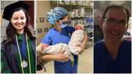 Lady delivers twins sends photo to doctor who delivered her as a baby 26 years ago