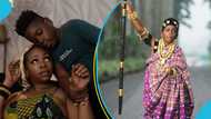 Majesty looks all grown up, rocks kente and gold ensembles in birthday photos
