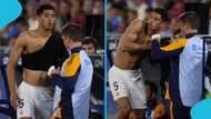 Jude Bellingham spotted wearing straps on shoulder during Getafe Tie