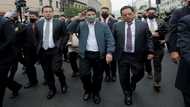 Peruvian president gives statement in graft probe against him