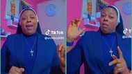 "Your eyes still dey the world": Video of Reverend sister dancing to Flavour's song sparks frenzy