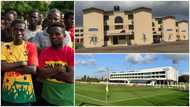 Ghanaians react to photos of a sports complex in Ghana that was funded by FIFA