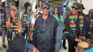Stevie Wonder and his family arrive in Ghana, videos melt hearts