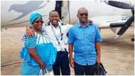 23-year-old Zambian pilot achieves his goal, flies his mom and dad for the first time