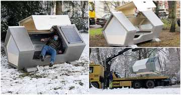 German City Ulm Installs Sleeping Pods For Homeless People To Keep Them ...