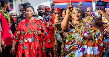 Kofi Adoma: Gifty Anti And More Attend The Enstoolment Ceremony Of ...