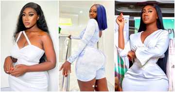 Hajia Bintu: Curvy TikToker Turns Heads as She Shows Off Her Cleavage