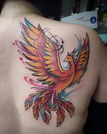 30 cool phoenix tattoo ideas with powerful meanings to try - YEN.COM.GH