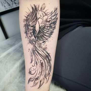 30 cool phoenix tattoo ideas with powerful meanings to try - YEN.COM.GH