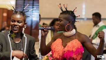 Wiyaala flaunts her hidden curves in fitting dress in new video; fans surprised