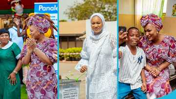 Samira Bawumia spends time at children's hospital after her election defeat, video: "So humble"