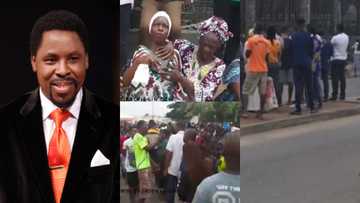 Live: Tears flow as hundreds gather at TB Joshua's church to mourn his death in video