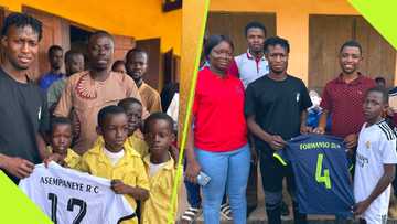 Osman Bukari: Austin FC Forward Donates Sports Items to Seven Communities in Kwahu