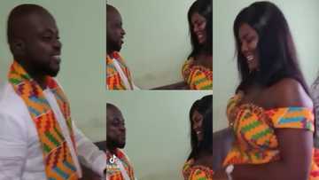 Bride's father asks groom what he is going to do to his daughter after their wedding; his response stirs laughter (video)